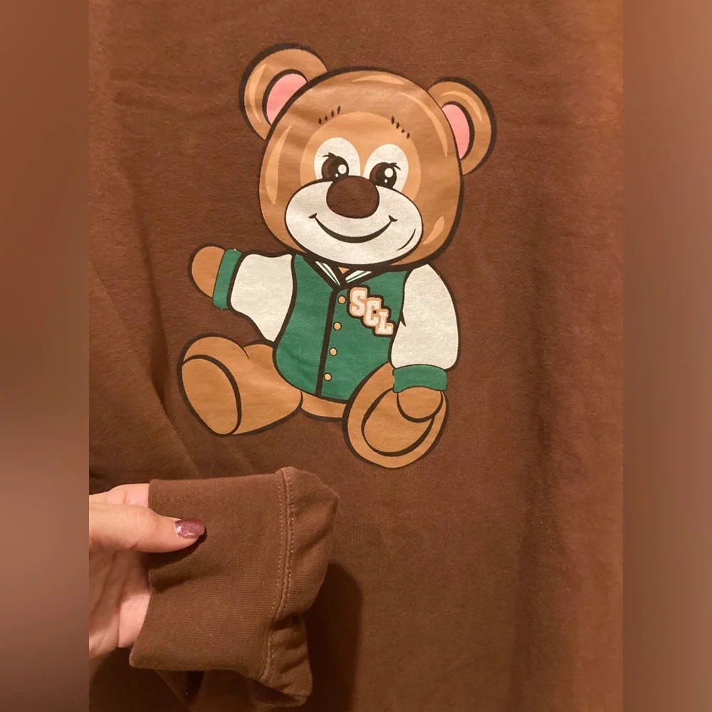Stoney Clover Lane Teddy Bear Sweatshirt Letterman SCL Jacket WM
Old School SZ L - Picture 6 of 12